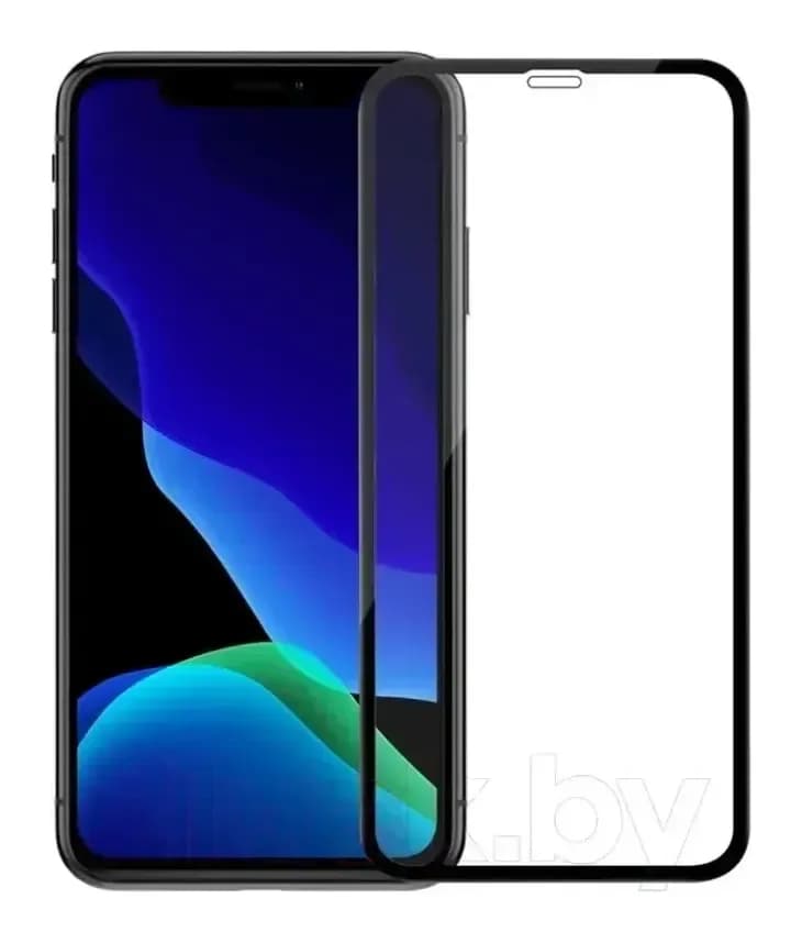 Защитное стекло для телефона Case 3D Premium для iPhone 11/XR (черный)