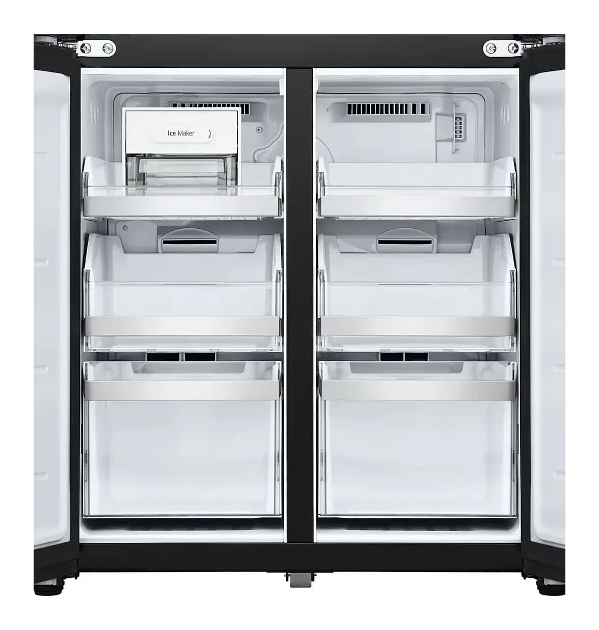 Холодильник с морозильником LG GC-V22FHBBM