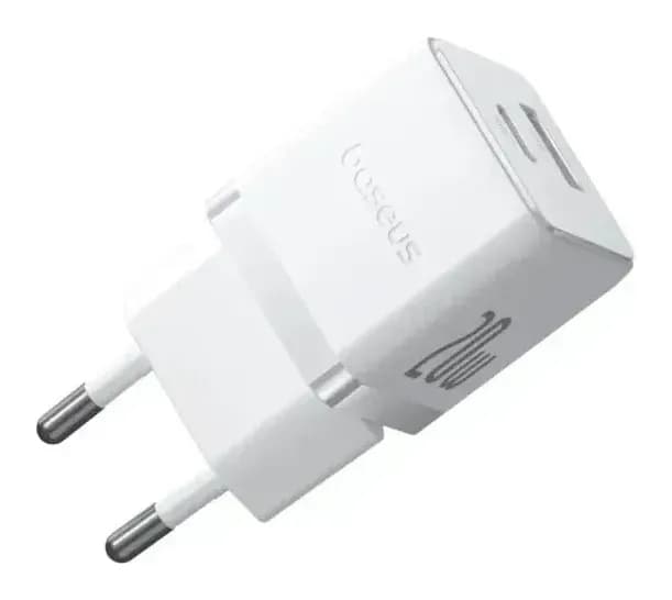 Зарядное устройство сетевое Baseus Palm C+U 20W EU / P10111608213-01 (белый)