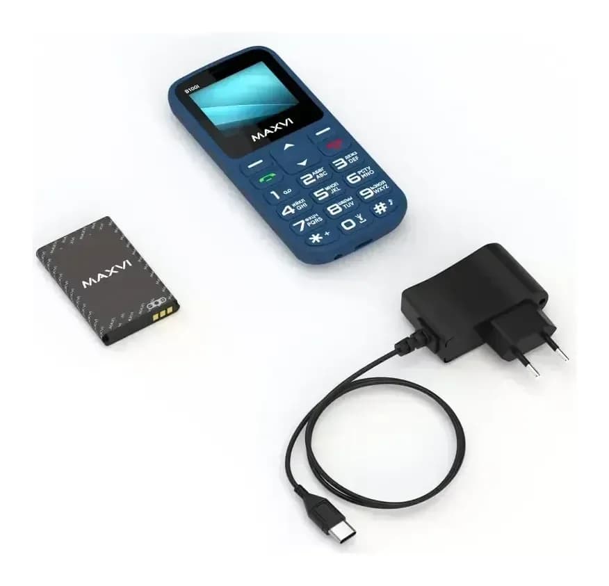 Мобильный телефон Maxvi B100i (синий)