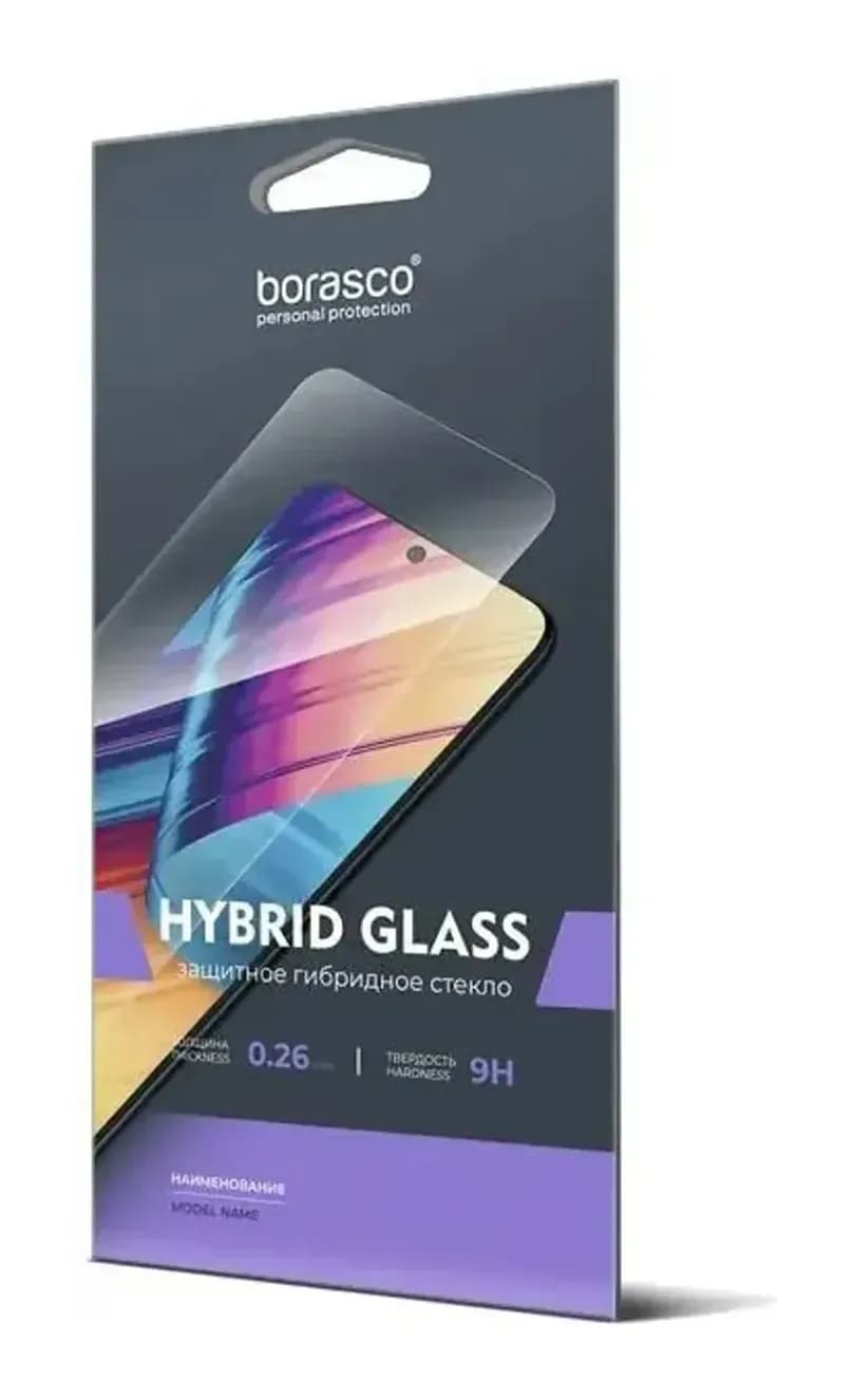 Защитное стекло для телефона BoraSCO Для Honor X8 антиблик гибридная / 71136