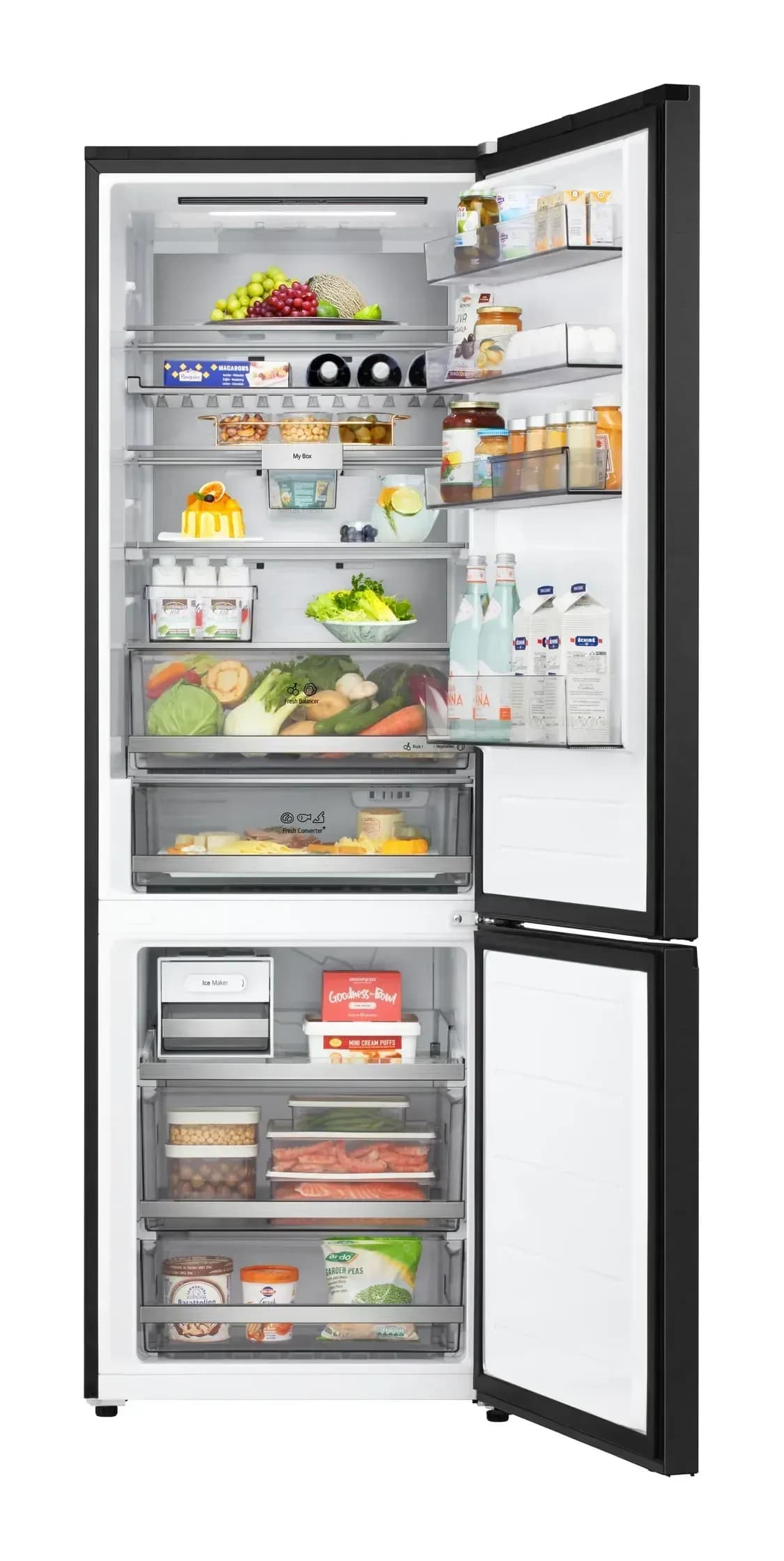Холодильник с морозильником LG GC-B640FTKM