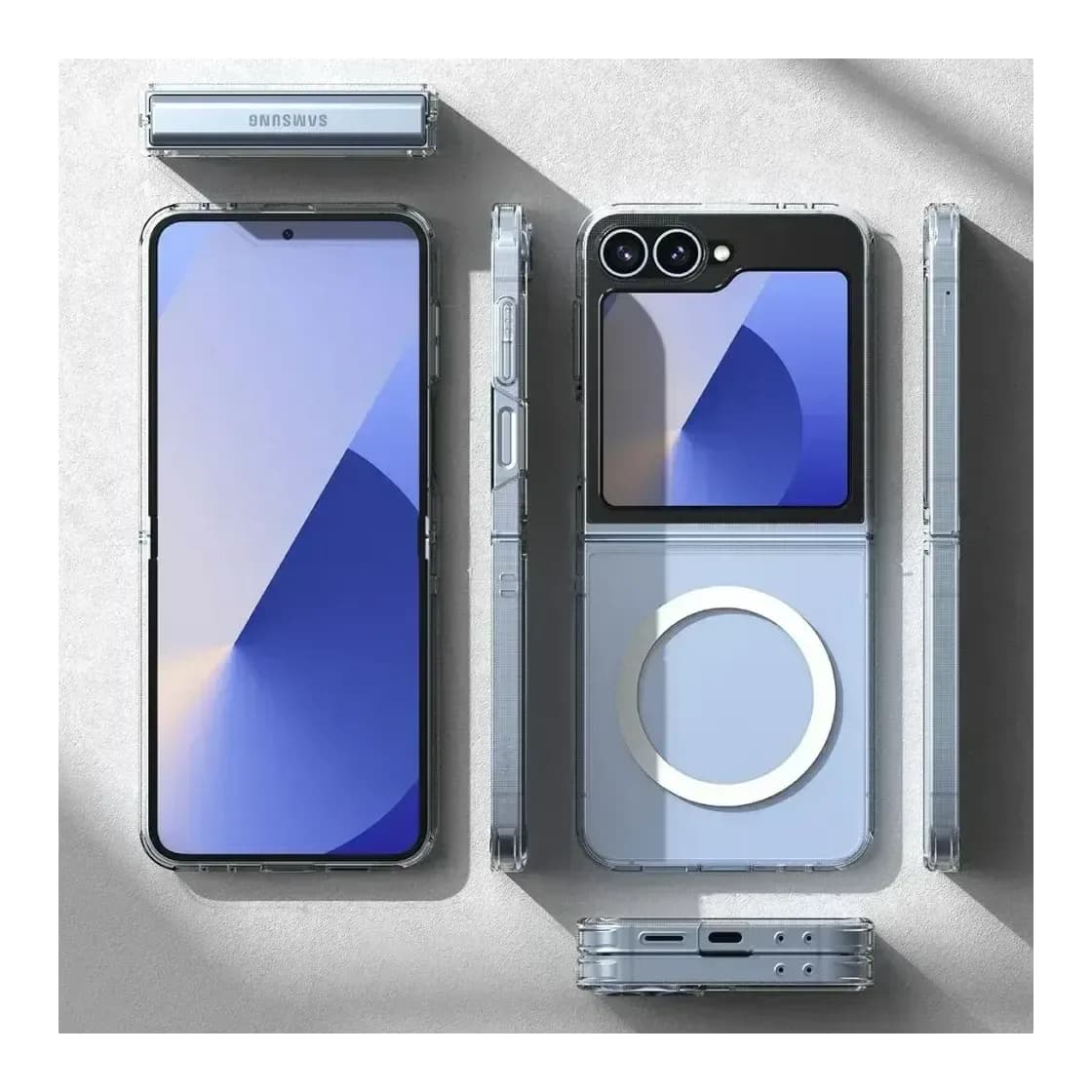 Чехол-накладка Ringke Fusion Magnetic Magsafe для Galaxy Z FLIP 6 (Clear)