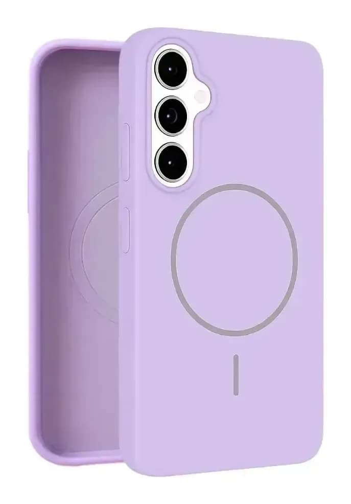 Чехол-накладка Bingo Silicone Magnetic для Samsung S25+ (лиловый)