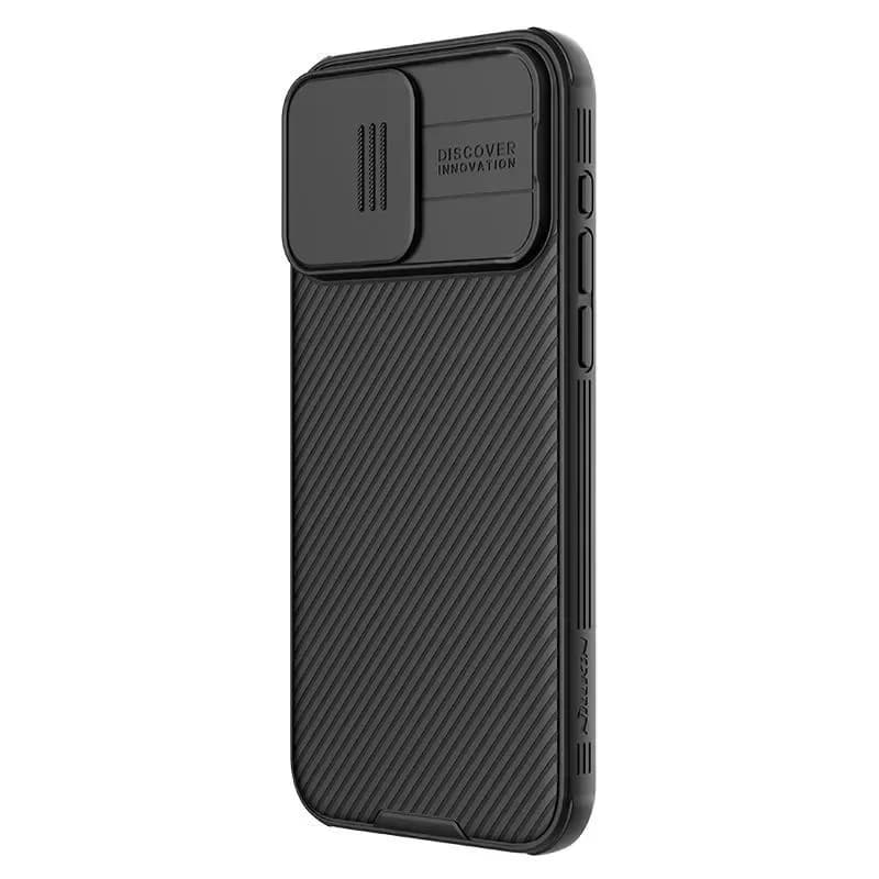 Чехол-накладка Nillkin CamShield Pro для Apple iPhone 15 (черный)