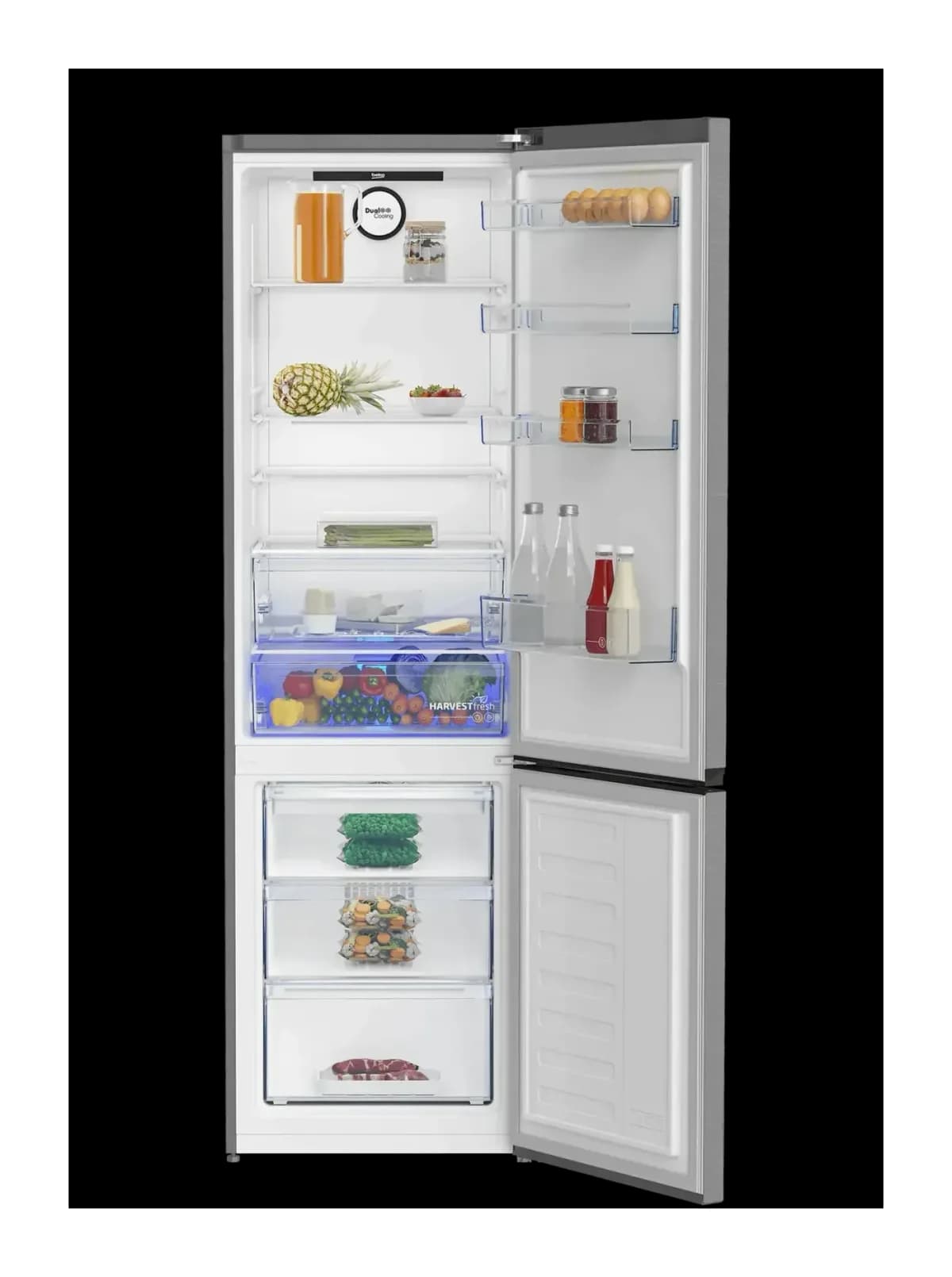 Холодильник с морозильником Beko B3RCNK405HDX