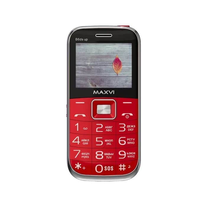 Мобильный телефон Maxvi B6ds up (красный)