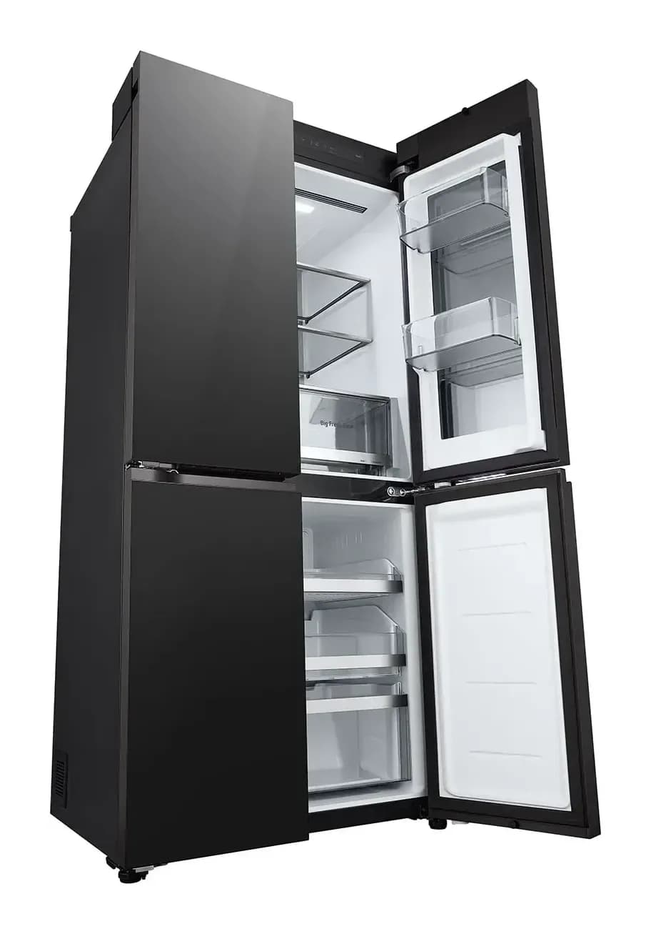 Холодильник с морозильником LG GC-V22FHBBM