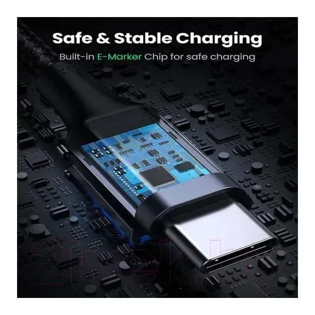 Зарядный кабель Ugreen US334 / 70643 (1м, черный)
