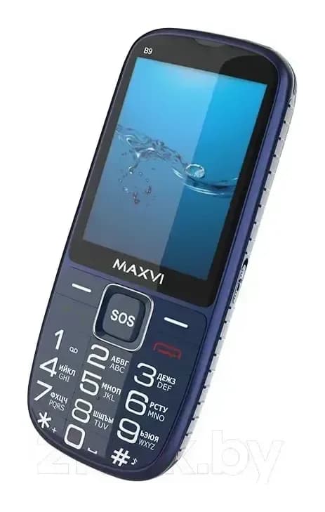Мобильный телефон Maxvi B9 (синий)