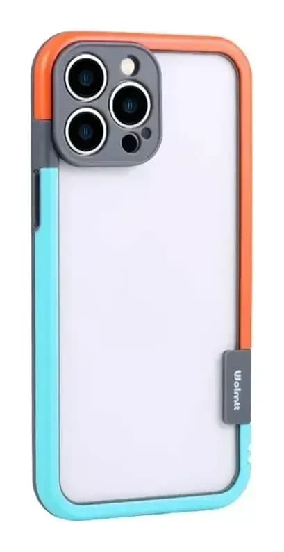 Чехол-накладка G-Case Для iPhone 16 Pro / 6601110764C (голубой/оранжевый)