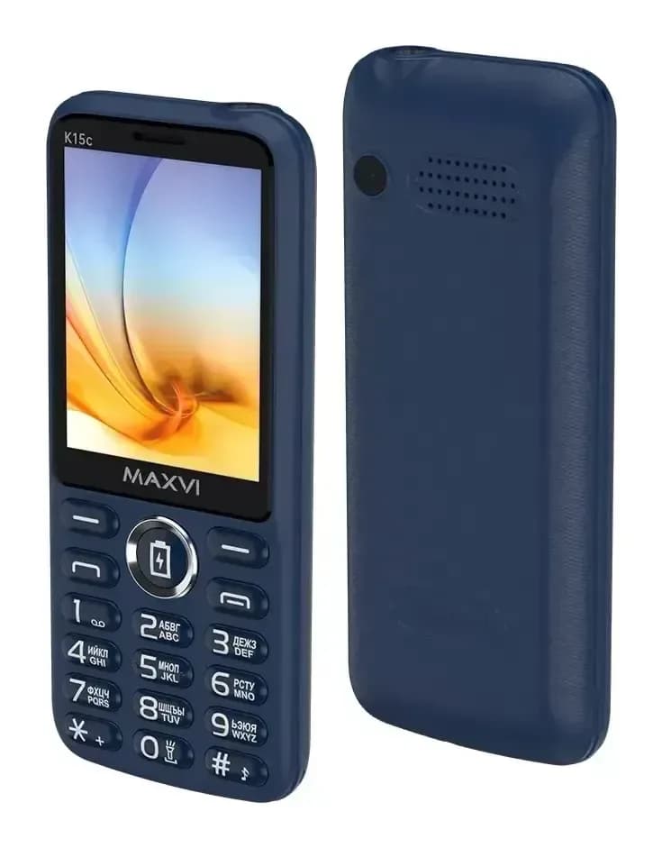 Мобильный телефон Maxvi K15c (синий)