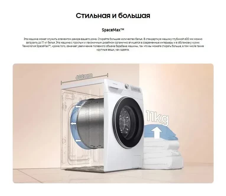 Стиральная машина Samsung WW11CG604CLELP