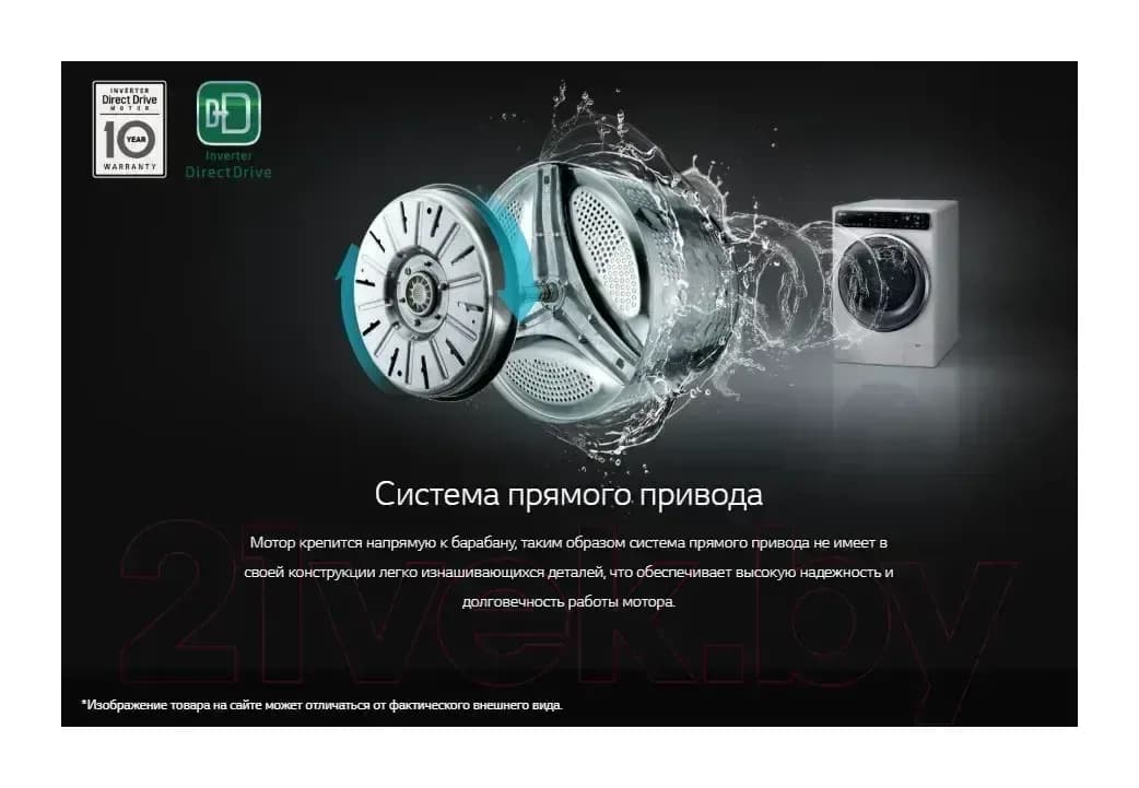 Стиральная машина LG Steam F1296HDS1