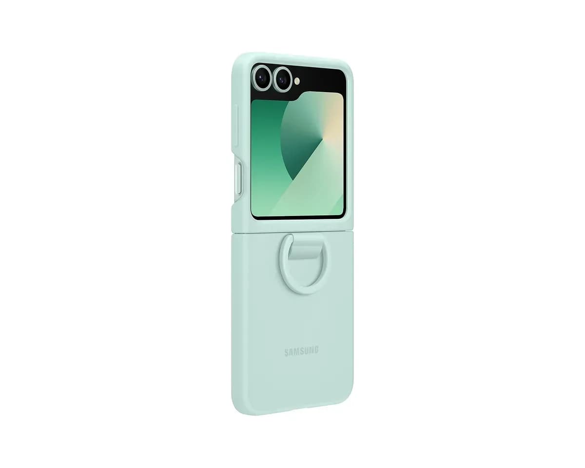 Чехол-накладка Samsung Case Silicone Case для Flip 6/ EF-PF741TMEGRU (мятный)