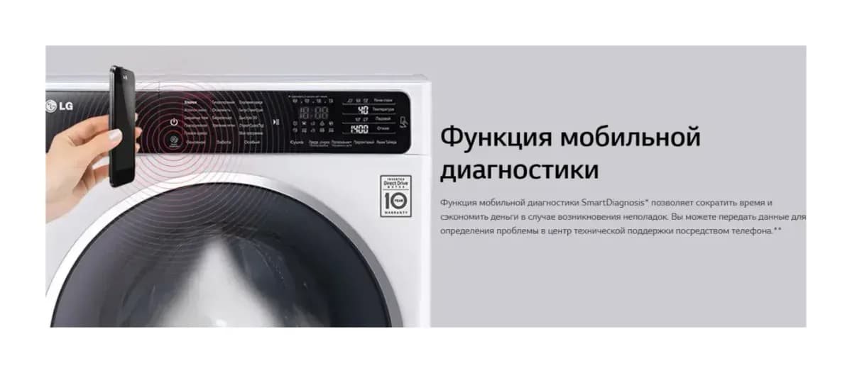 Стирально-сушильная машина LG F1296CDS0X