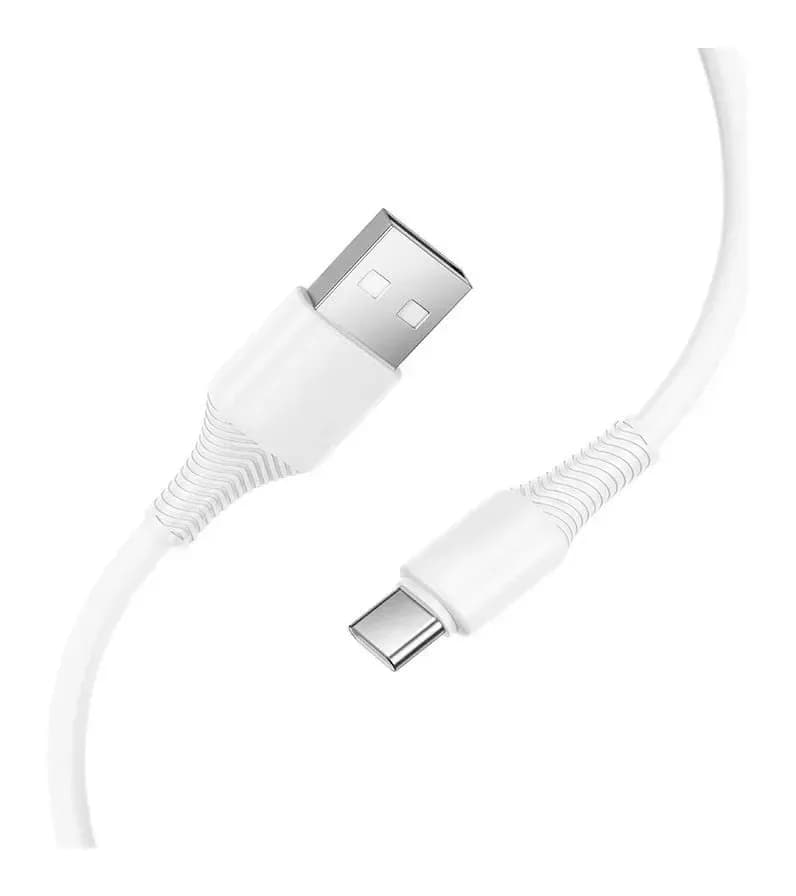 Зарядный кабель Hoco X120 Type-C (1м, белый)