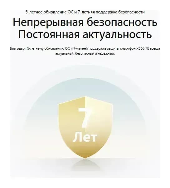 Смартфон Vivo X300FE 5G 12GB/512GB (холодный лиловый)