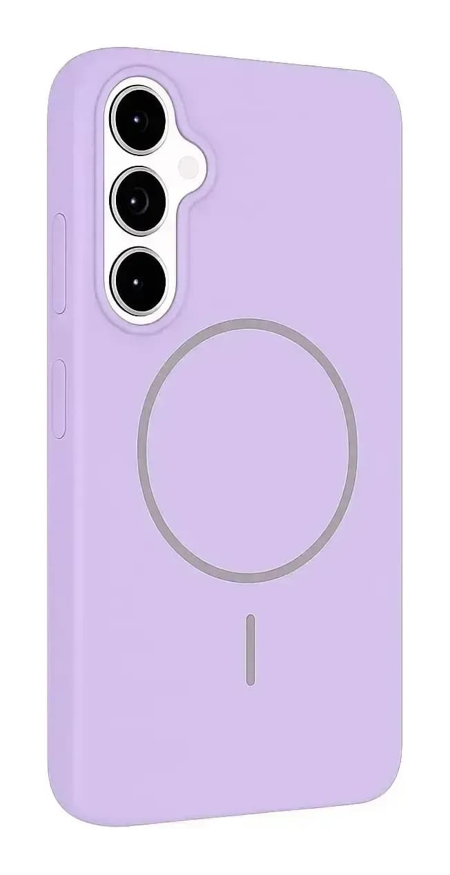 Чехол-накладка Bingo Silicone Magnetic для Samsung S25+ (лиловый)