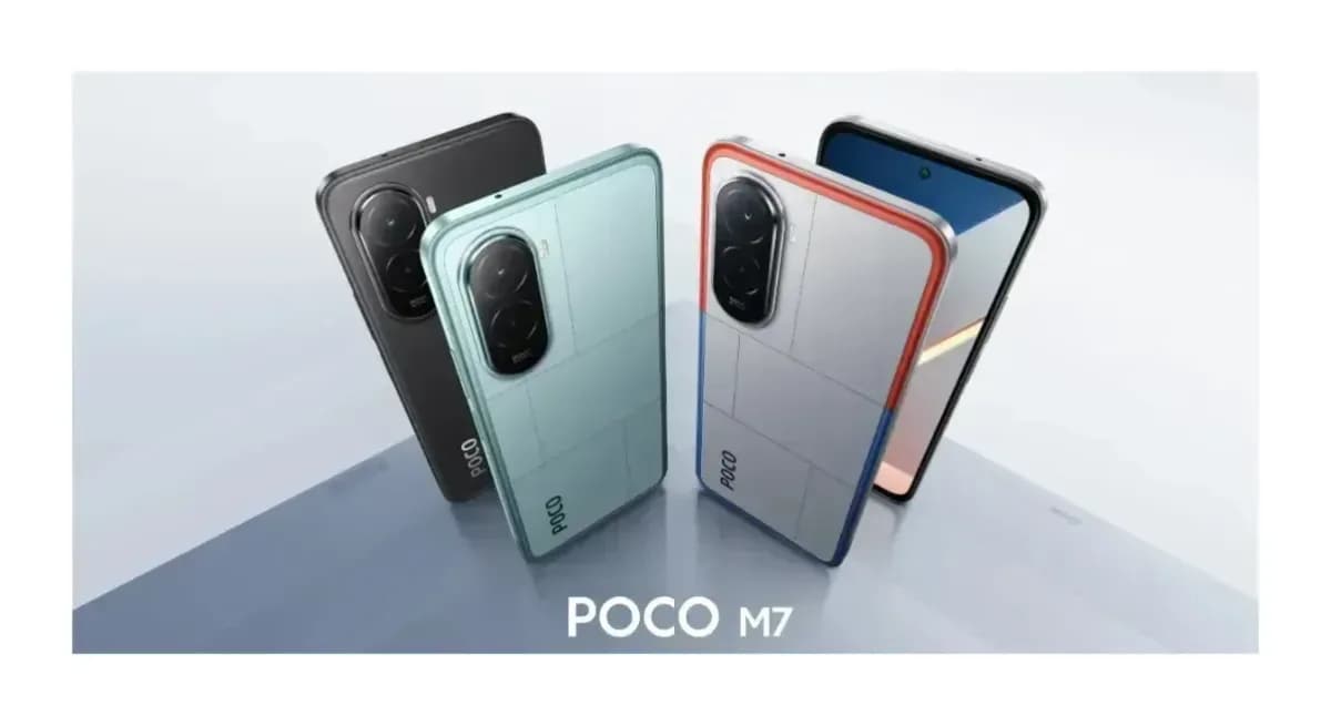 Смартфон POCO M7 6GB/128GB (серебристый)
