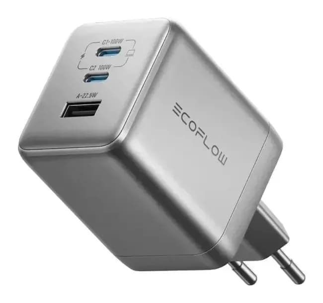 Адаптер питания сетевой EcoFlow Rapid Pro / 5021201008 (100 Вт, 3 порта, GaN)