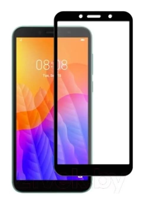 Защитное стекло для телефона Case 3D для Huawei Y5p/Honor 9S (черный)