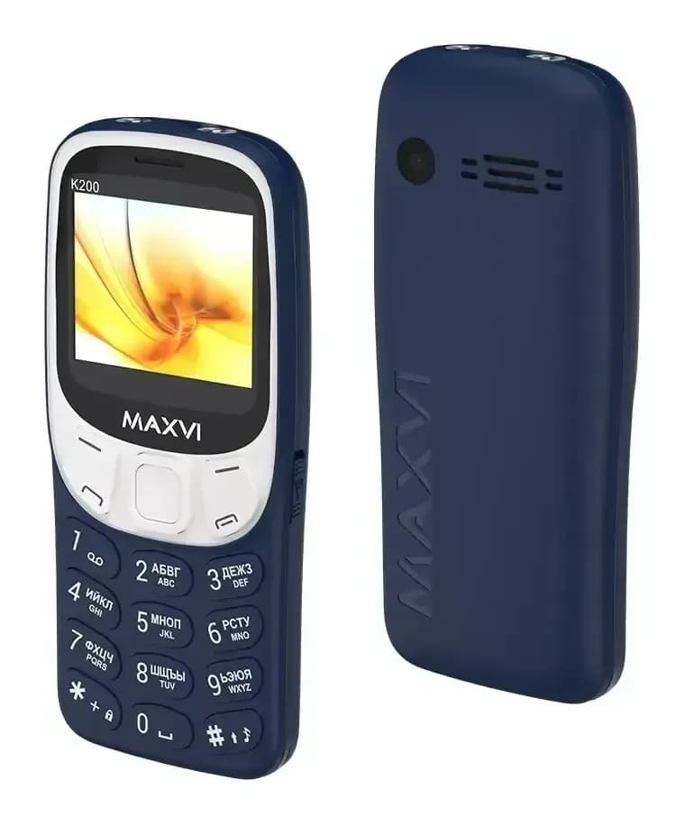 Мобильный телефон Maxvi K200 (синий)