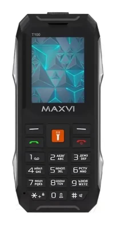 Мобильный телефон Maxvi T100 (черный)