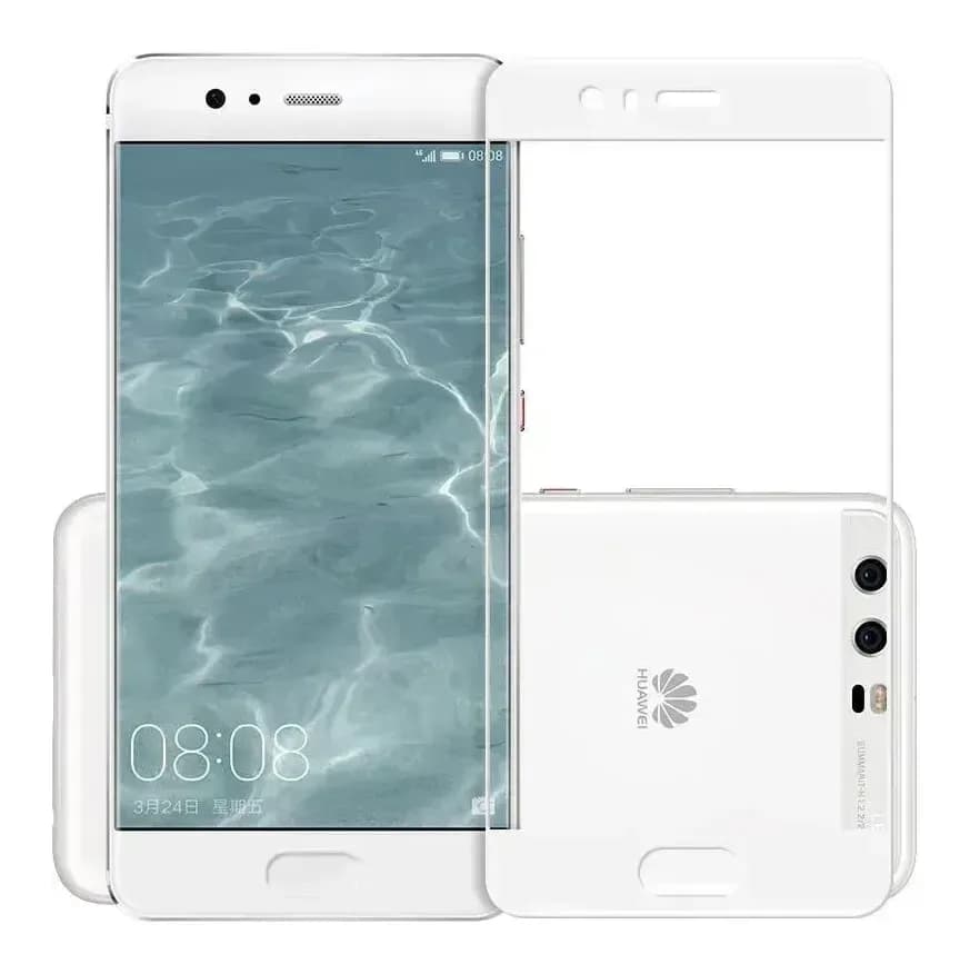 Защитное стекло для телефона Case Full Screen для Huawei P10 Lite (белый/глянец)