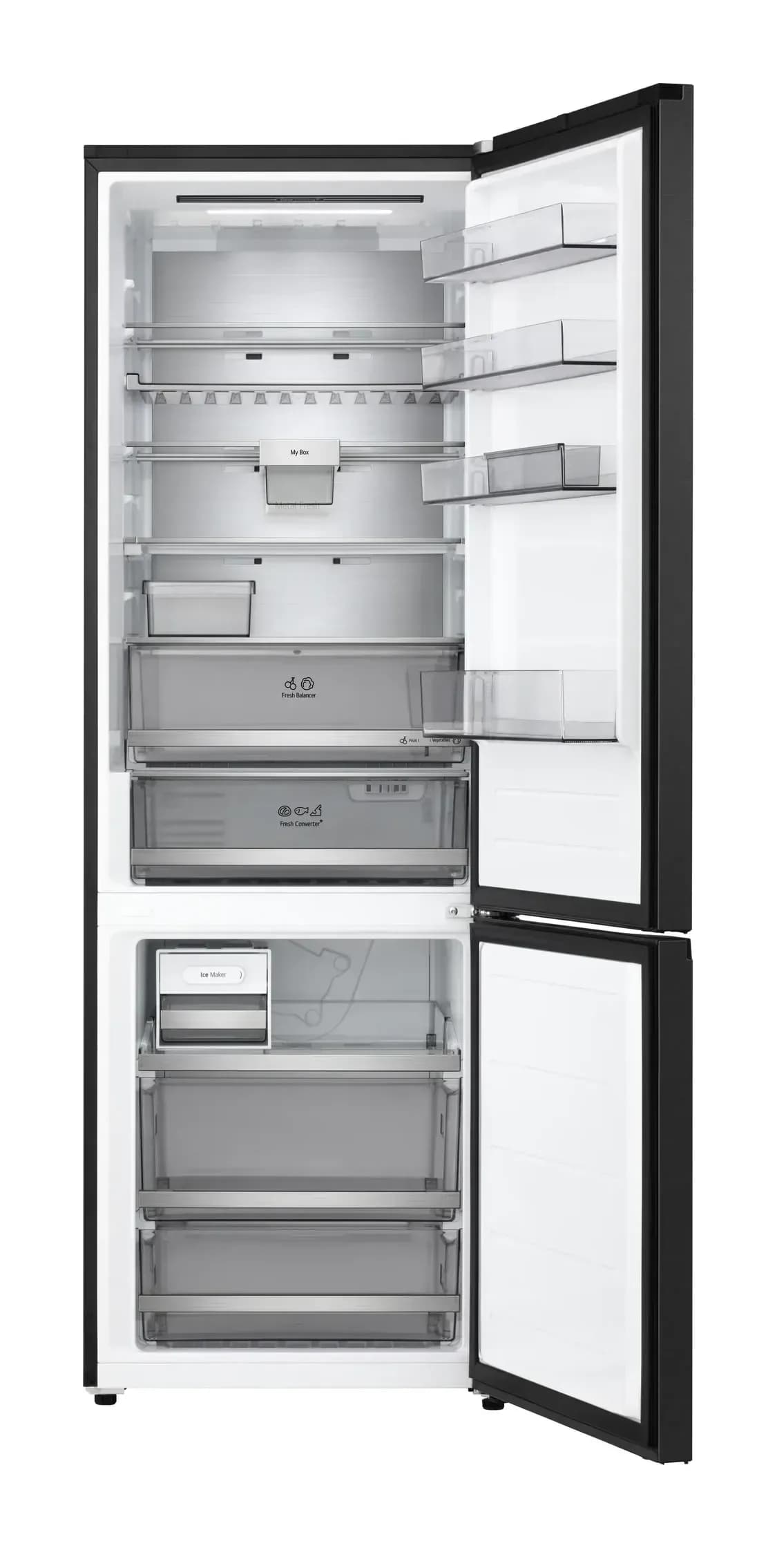 Холодильник с морозильником LG GC-B640FTKM