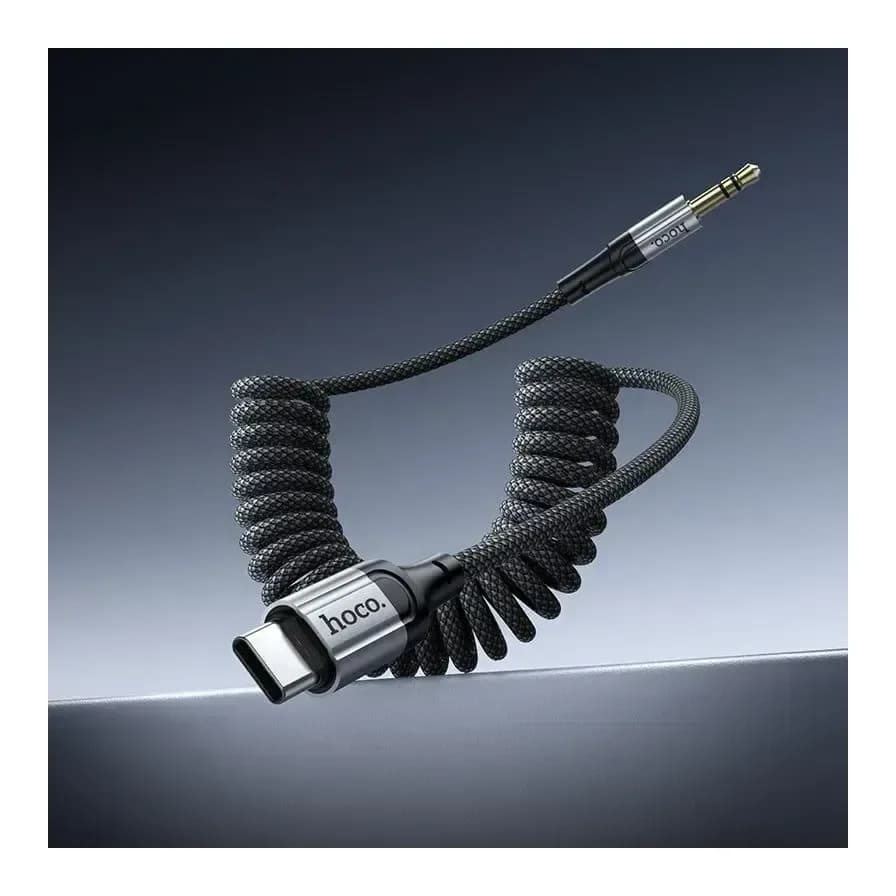 Кабель Hoco UPA33B Type-C-AUX (1.5м, черный)
