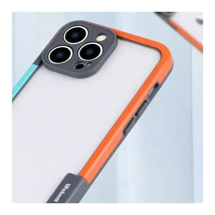 Чехол-накладка G-Case Для iPhone 16 Pro / 6601110764C (голубой/оранжевый)