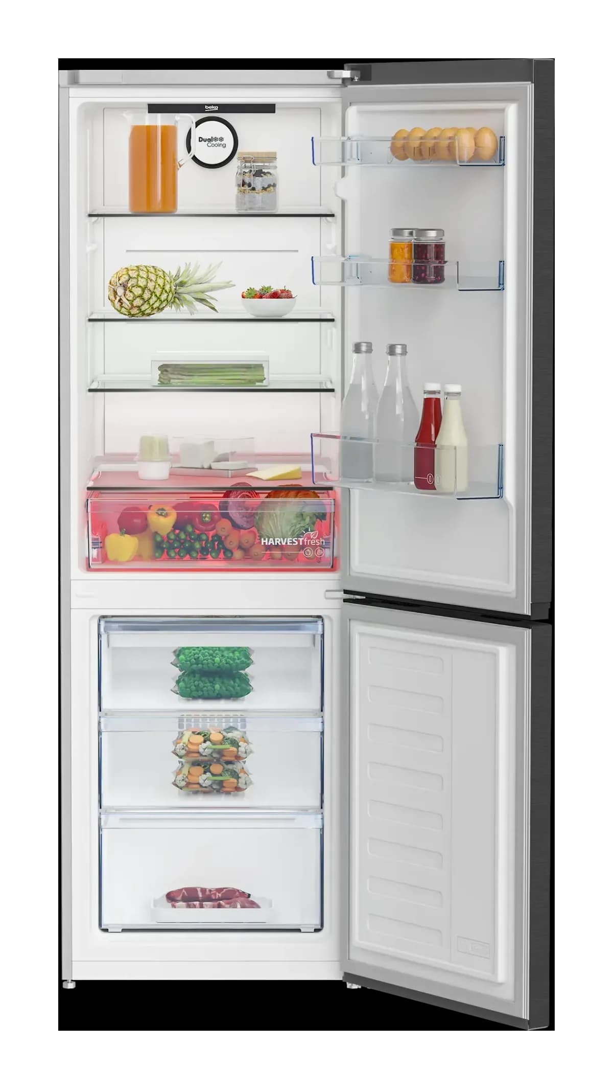 Холодильник с морозильником Beko B3R1CNK363HXBR