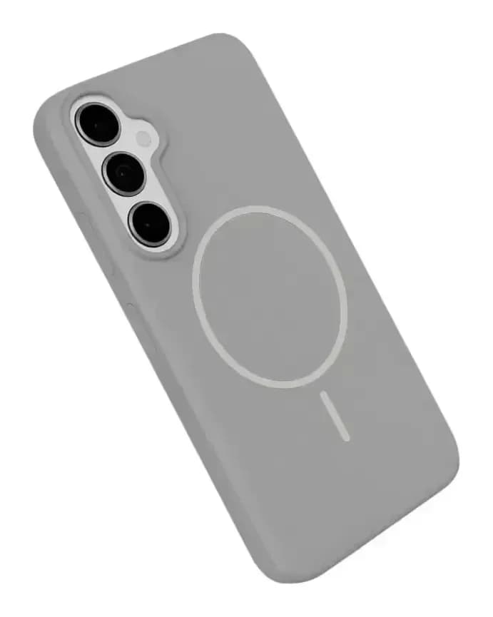 Чехол-накладка Bingo Silicone Magnetic для Samsung S25+ (серый)