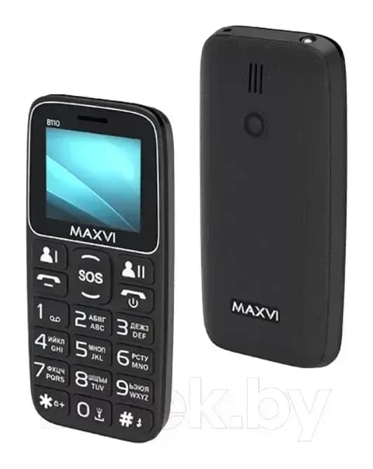 Мобильный телефон Maxvi B110 (черный)