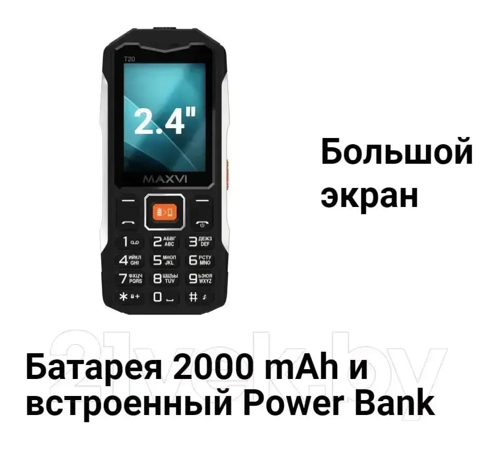 Мобильный телефон Maxvi T20 (синий)