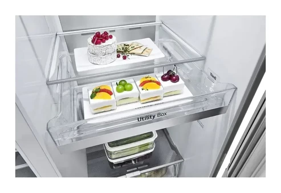Холодильник с морозильником LG GC-Q257CAFV