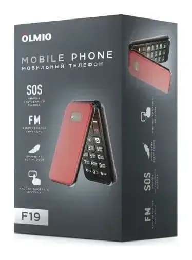Мобильный телефон Olmio F19 (красный)