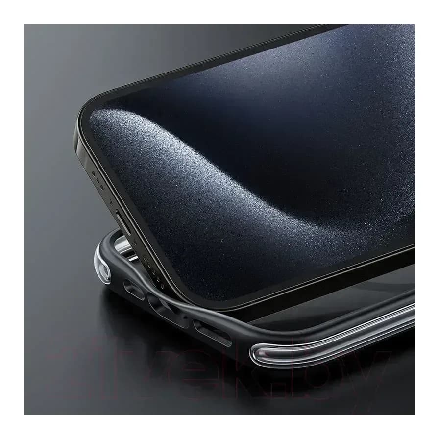 Чехол-накладка Hoco AS5 для iPhone 15 Pro Max магнитный противоударный (синий)