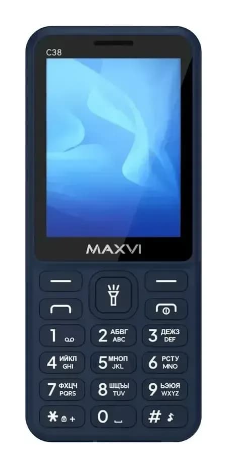 Мобильный телефон Maxvi C38 (синий)