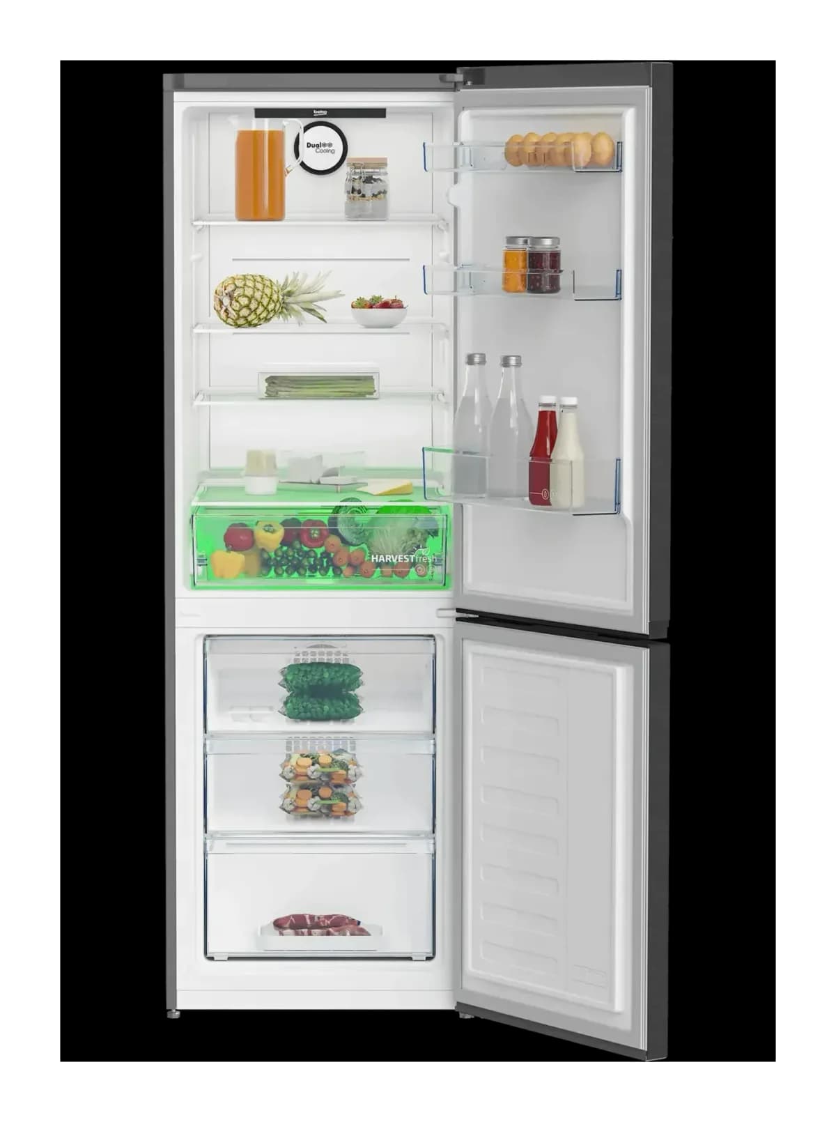 Холодильник с морозильником Beko B3RCNK365HXBR