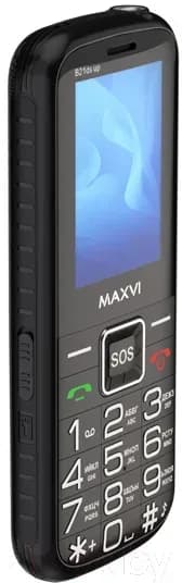 Мобильный телефон Maxvi B 21ds up (черный)