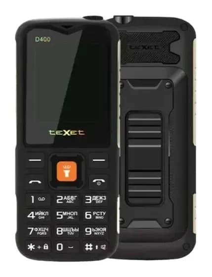 Мобильный телефон Texet TM-D400 (черный)