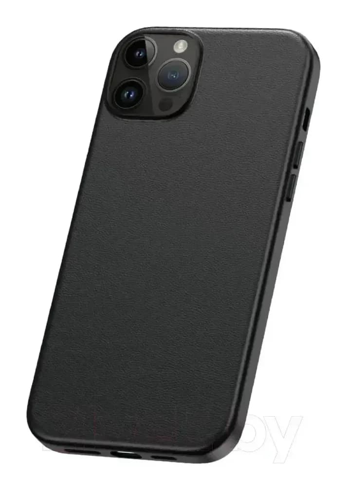 Чехол-накладка Baseus Fauxther для iPhone 15 Pro Max / 660152093B (черный)