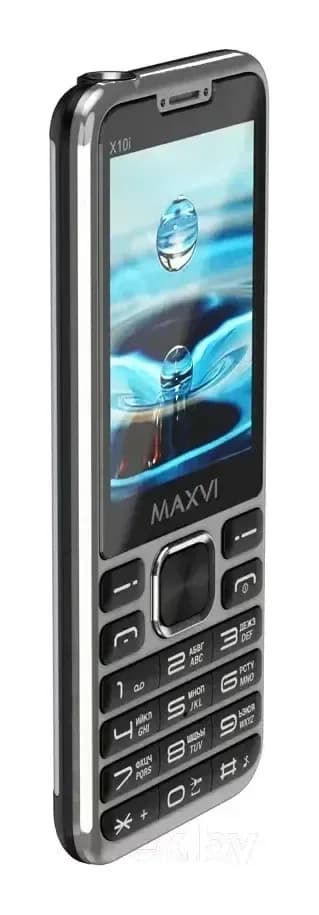 Мобильный телефон Maxvi X10i (металлик/серебристый)