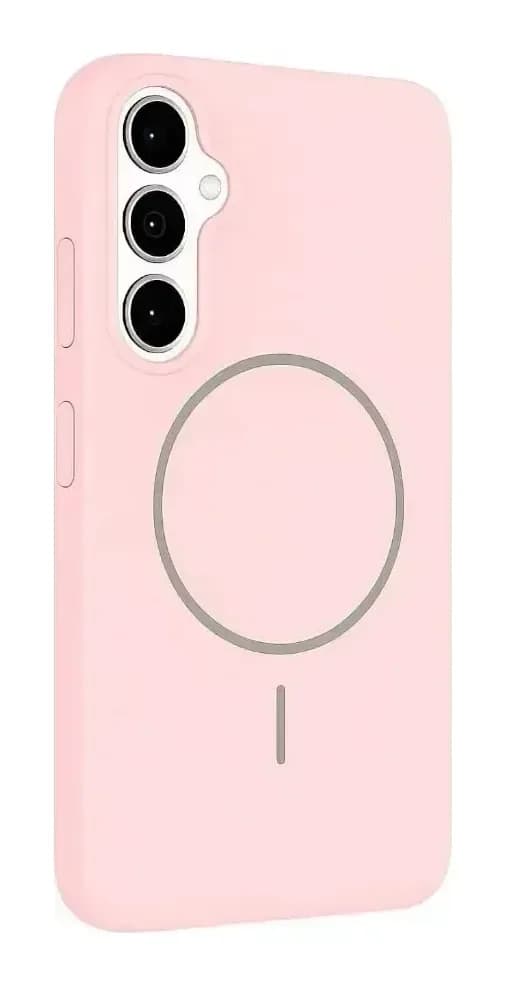 Чехол-накладка Bingo Silicone Magnetic для Samsung S25+ (пудровый)