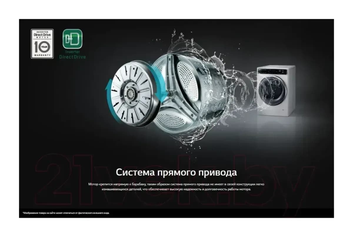Стиральная машина LG F1296HDS4