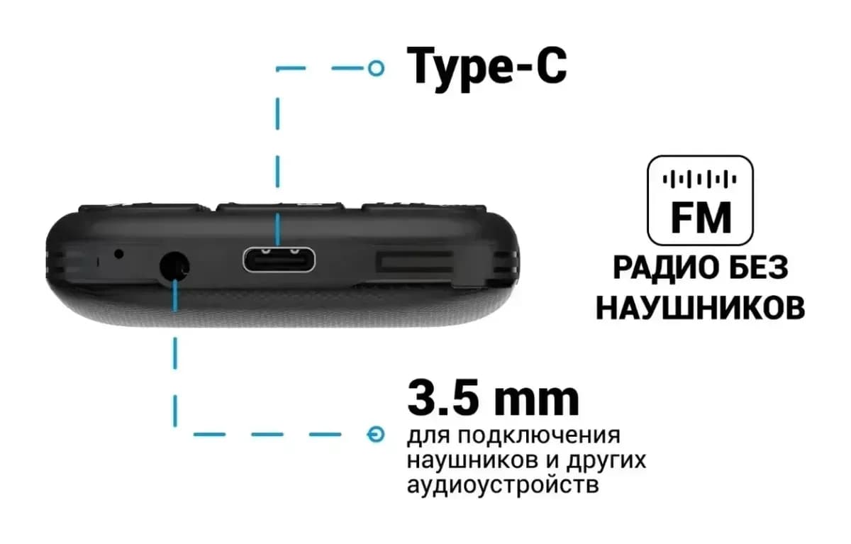 Мобильный телефон Maxvi B201 (черный)