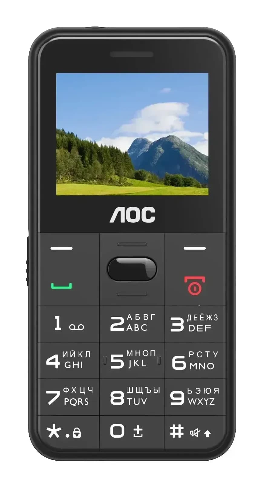Мобильный телефон AOC A205 / CTA205BK/00 (черный)