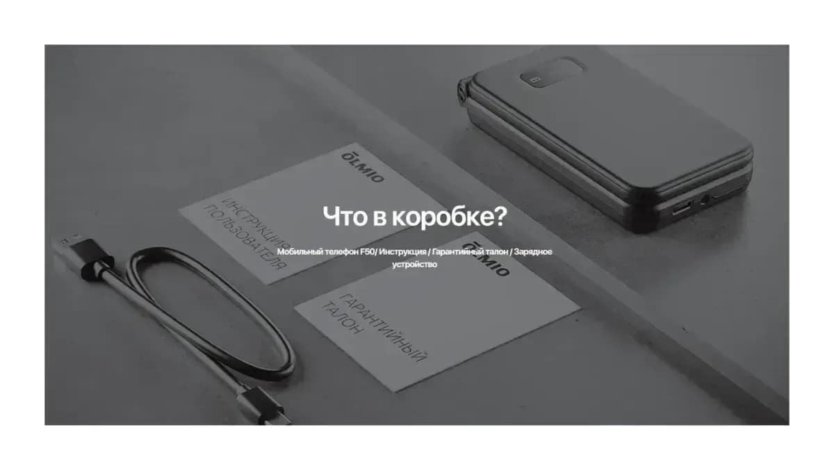 Мобильный телефон Olmio F19 (черный)